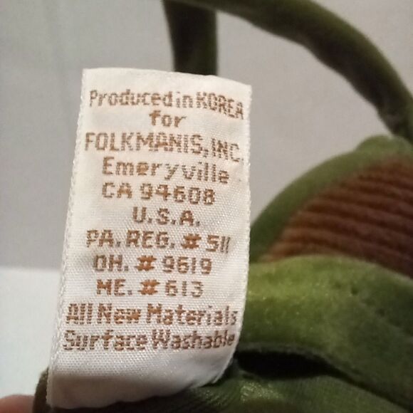 Folkmanis Folktails Grasshopper Glove Puppet-Furry Folk-Realistic-13 Inch - Picture 9 of 9